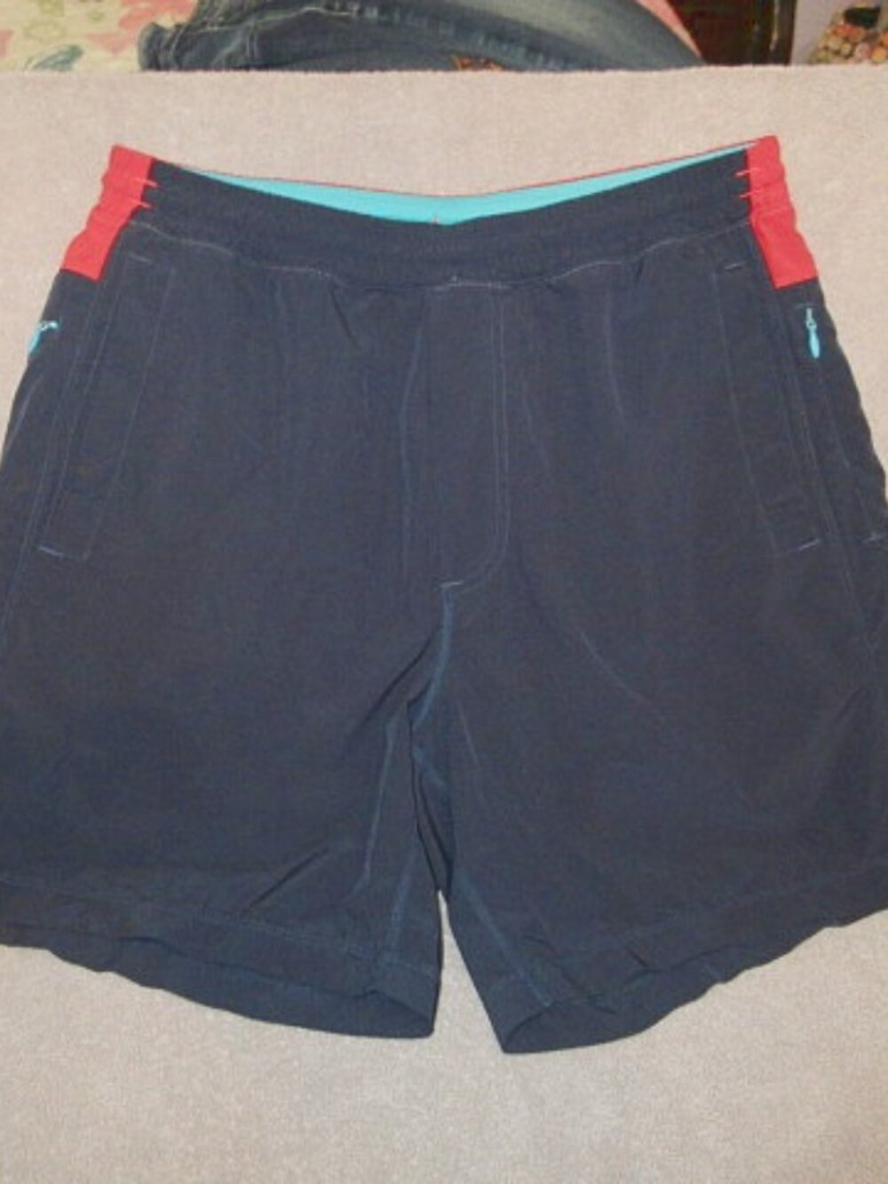 Birddogs Shorts Mens Large Blue Athleisure Performance Lined Stretch Hybrid 7 in